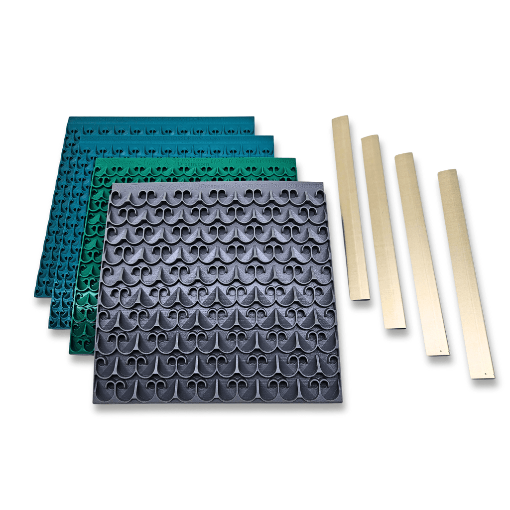 Kit de turbocargador de 4 tapetes para cubo de oro - Dream Mat | Equipos de minería de oro