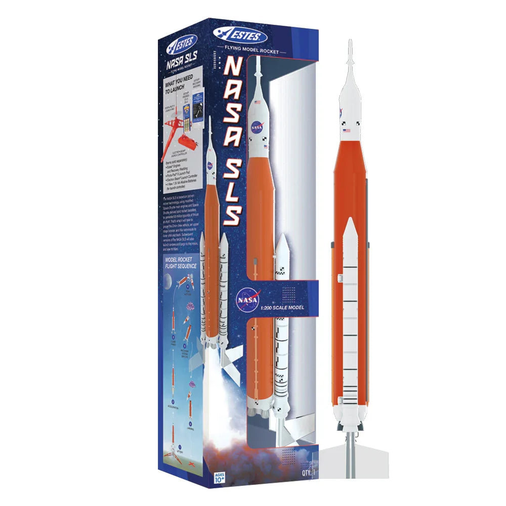Estes Rockets - NASA SLS Flying-Rocket-Building Kit, Beginner Replica Flying-Rocket-Model Kit for Ages 10+