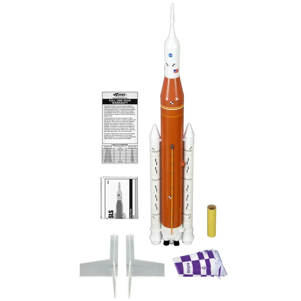 Estes Rockets - NASA SLS Flying-Rocket-Building Kit, Beginner Replica Flying-Rocket-Model Kit for Ages 10+