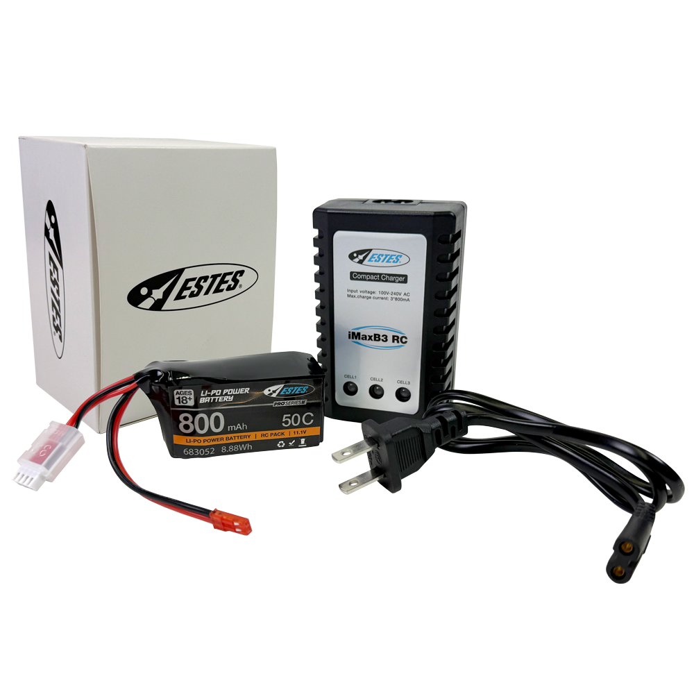 Estes Rockets - Pro Series II™ Li-Po Power Battery & Charger