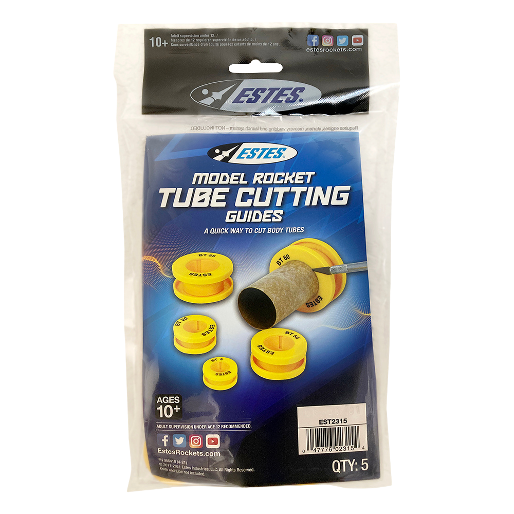 Estes - Tube Cutting Guides, for Model Rockets (5 sets)