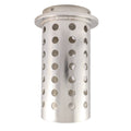 Perforated Stainless Steel Casting Flasks (4" x 8 1/2", Flanged) - Large