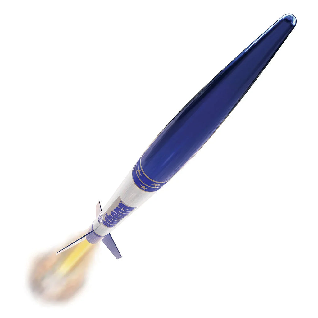 Athena X Starter Set Rocket-Building Kit, Beginner Flying-Rocket-Model Kit for Ages 10+