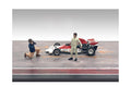 "Race Day" Two Diecast Figures Set 1 for 1/43 Scale Models by American Diorama