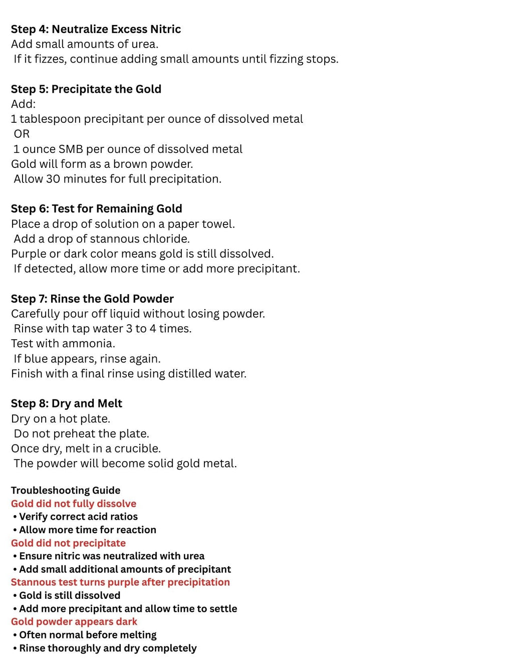 Gold Recovery & Refining Kit | Complete Chemical Solution for Scrap Gold Salvage