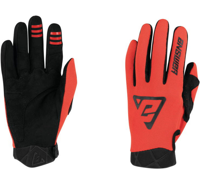 Answer Racing Youth Peak Glove Red/Black
