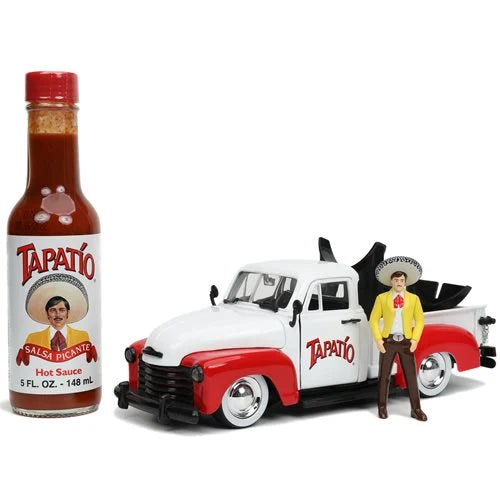 Jada Toys - Diecast 1953 Chevy Pickup with Tapatio Bottle Holder & Figure