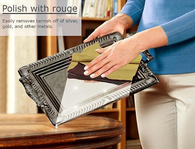 GTE Jewelers Large 12x14 Rouge Polishing Cloth Brass Copper Silver Gold Sunshine Buff