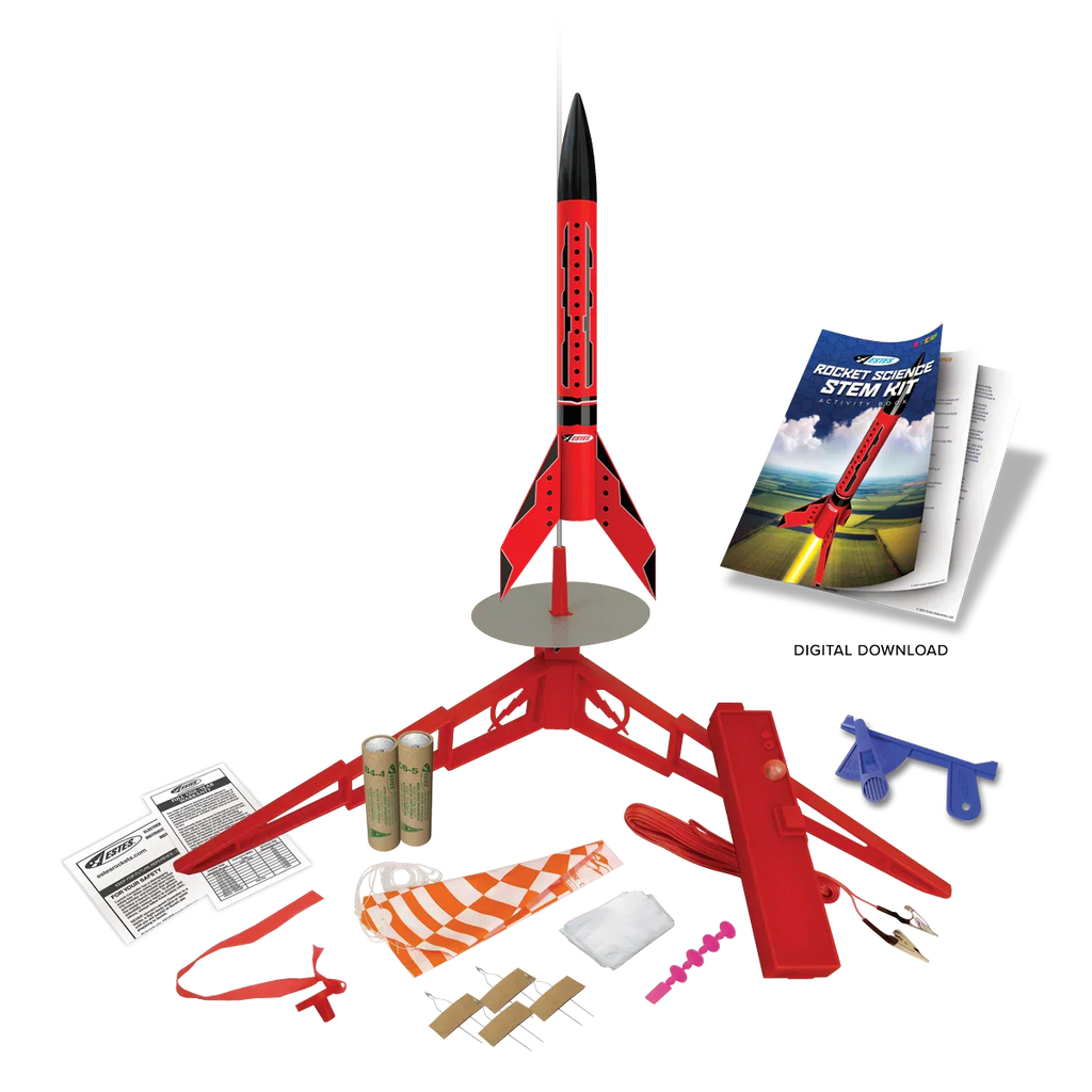 Estes Rockets - Rocket Science STEM Kit Rocket-Building Kit, Beginner Flying-Rocket-Model Kit for Ages 10+