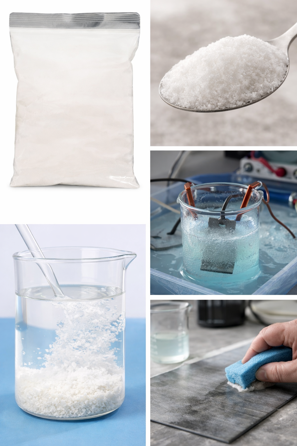 Zinc Sulfate Monohydrate (ZnSO₄·H₂O) – Lab Chemical & Metal Patina Compound