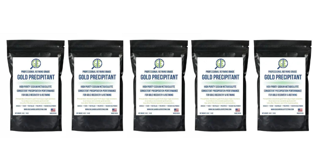 Gold Precipitation Kit 5lb Sodium Metabisulfite SMB Gold Refining Recovery