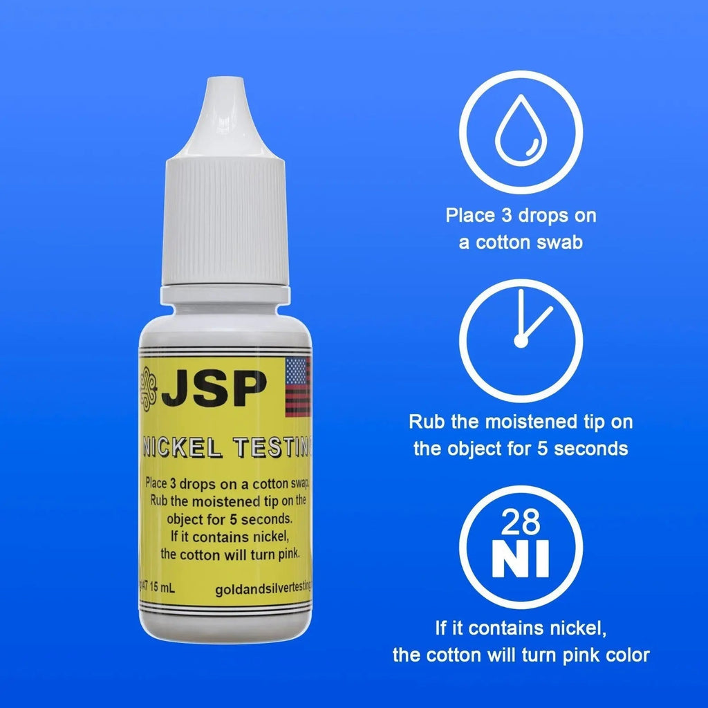 JSP Nickel Test Solution Jewelry Protectant Seal for Metal Belts Rings