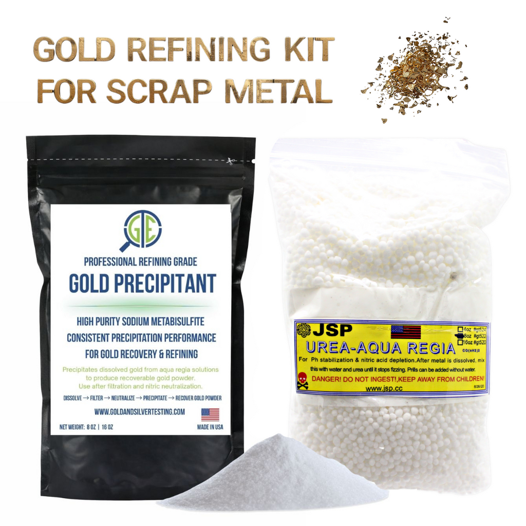 Gold Precipitation Kit Sodium Metabisulfite SMB Urea Gold Refining Stannous