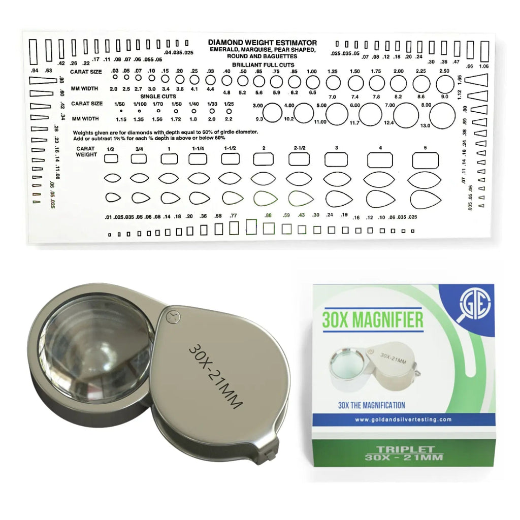 Gold Silver Jewelry Test Kit 10K 14K 18K 24K Digital Scale Diamond Tester Acid