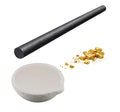 Gold Melting Kit Small Ceramic Crucible + 3/8" Graphite Stirring Rod Refining