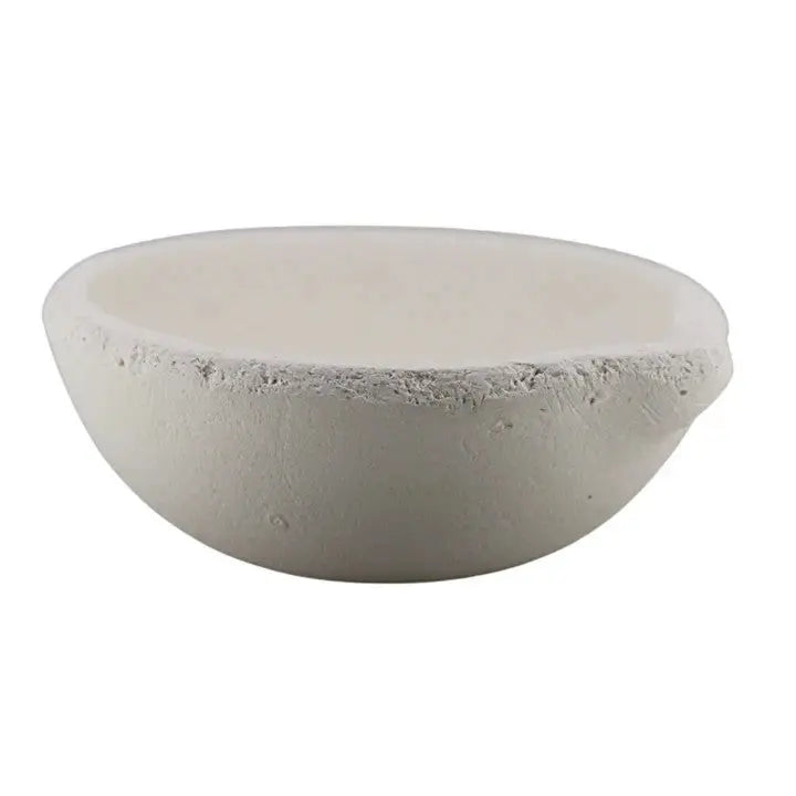 400 Gram Ceramic Alumina Crucible Dish Cup Melting Casting Refining Gold Silver
