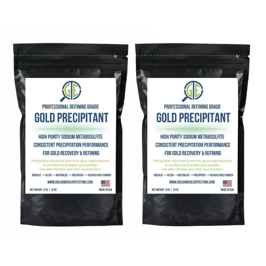 Gold Precipitation Kit 2lb Sodium Metabisulfite SMB Gold Refining Recovery