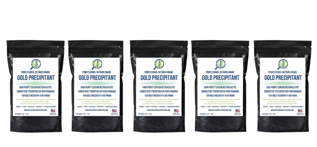 Gold Precipitation Kit 5lb Sodium Metabisulfite SMB Gold Refining Recovery