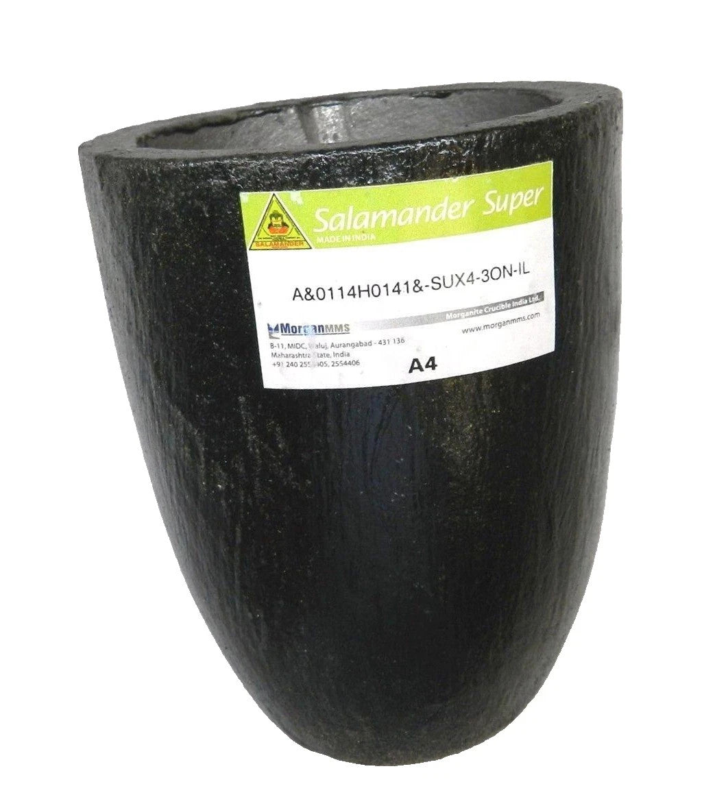Salamander Crucible Graphite Melting Crucible A0.5, A1, A2, A3, A4, A10 Morgan
