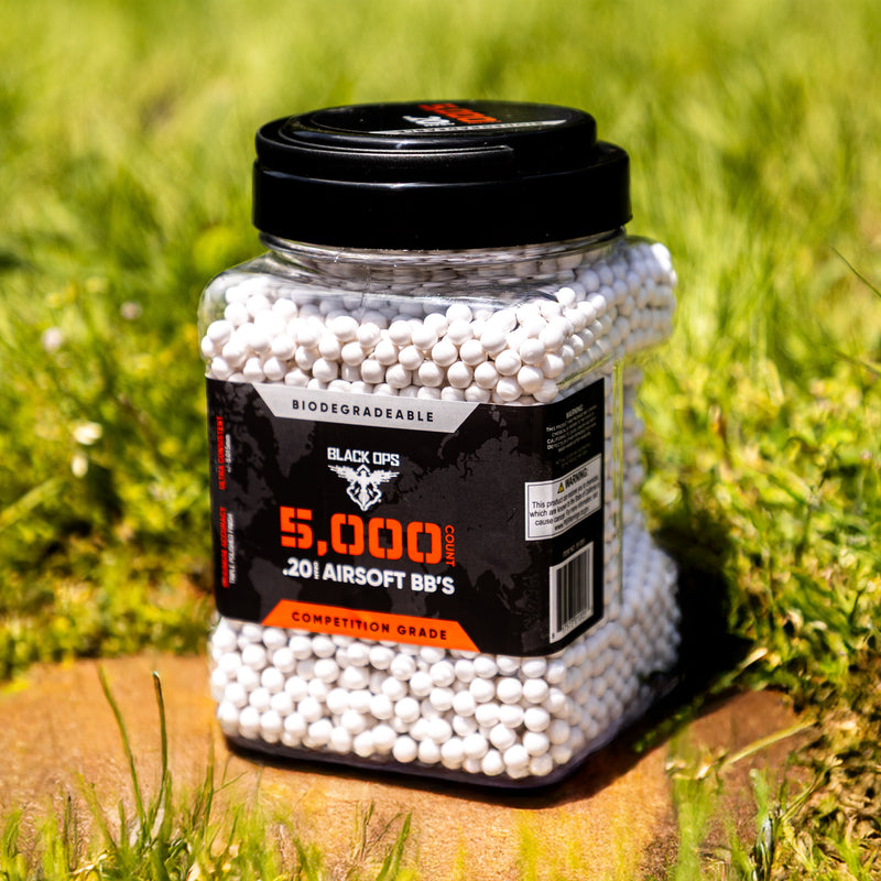 Load image into Gallery viewer, Biodegradable Airsoft 6mm/.20g BBs - 5,000 Count
