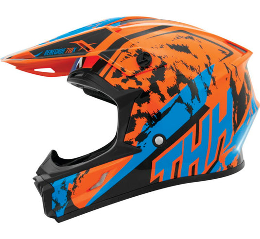 THH T710X Renegade Helmet Orange/Blue
