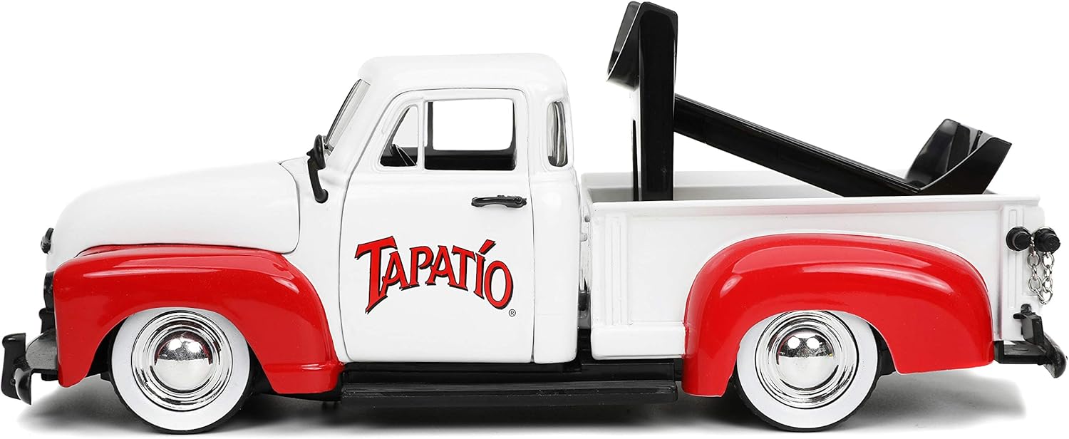 Jada Toys - Diecast 1953 Chevy Pickup with Tapatio Bottle Holder & Figure
