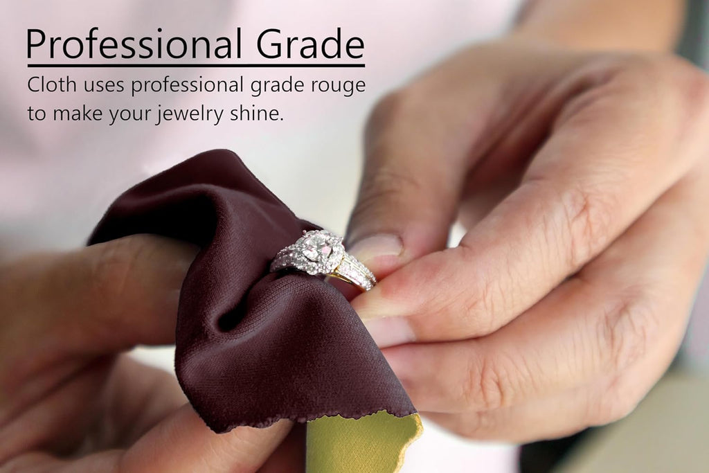 GTE Jewelers Large 12x14 Rouge Polishing Cloth Brass Copper Silver Gold Sunshine Buff