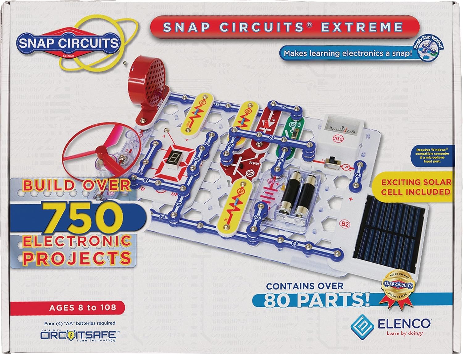 Snap Circuits® Extreme SC750 | Electronic Science Kit | 750 Project STEM Educational Toy | Ages 8+