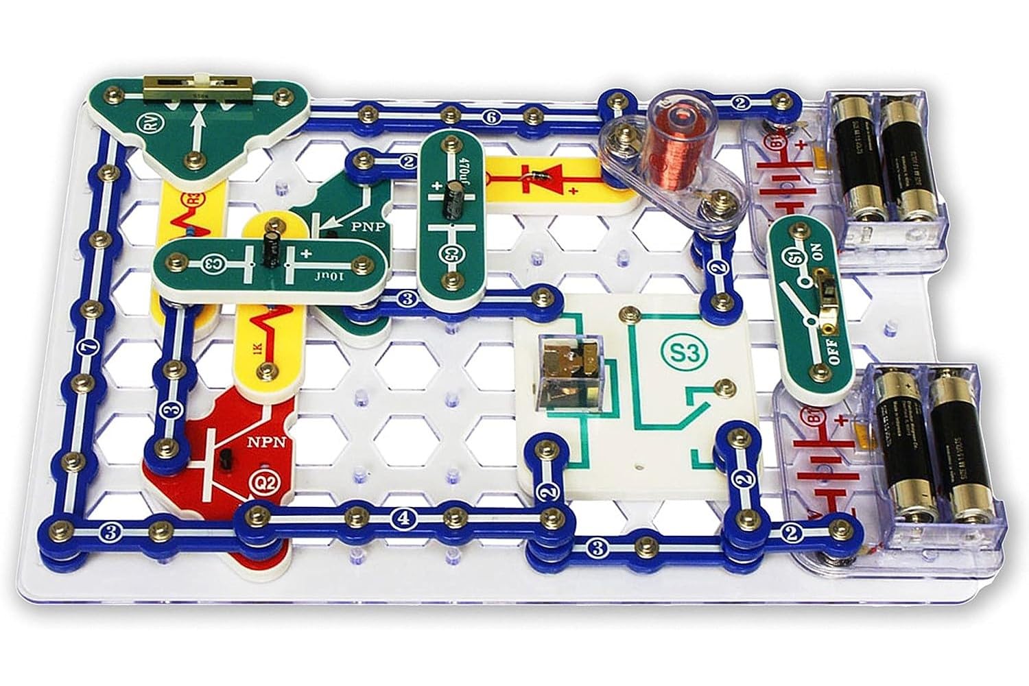 Snap Circuits® Extreme SC750 | Electronic Science Kit | 750 Project STEM Educational Toy | Ages 8+