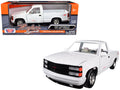 1992 Chevrolet 454 SS Pickup Truck White 1/24 Diecast Model Car by Motormax