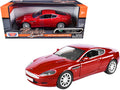 Aston Martin DB9 Coupe Red "Timeless Legends" 1/24 Diecast Model Car by Motormax