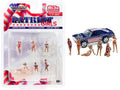 "Patriot Girls" 6 piece Diecast Figurines Set Limited Edition to 4800 pieces Worldwide for 1/64 Scale Models by American Diorama