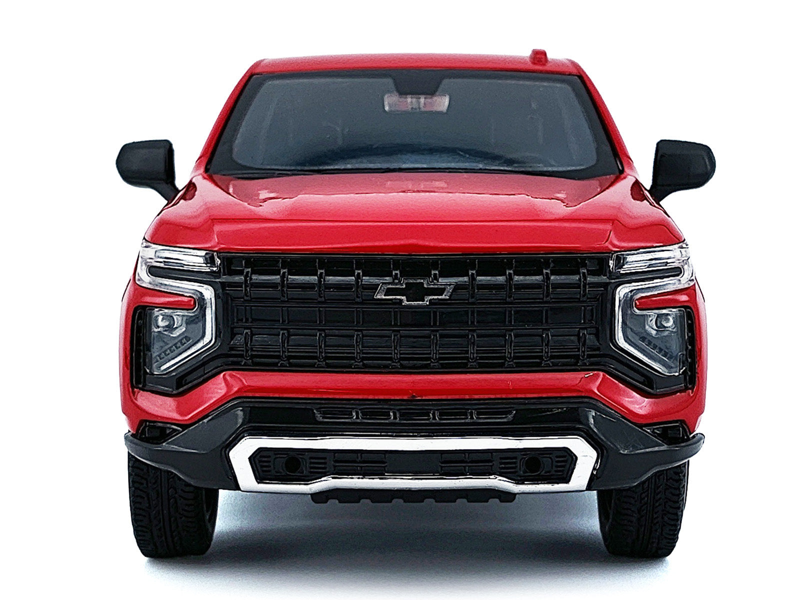 2025 Chevrolet Tahoe PPV Red "Custom Builder's Kit - Law Enforcement and Public Service" Series 1/24 Diecast Model Car by Motormax