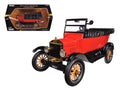 1925 Ford Model T Touring Red 1/24 Diecast Model Car by Motormax