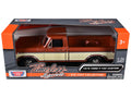 1979 Ford F-150 Custom Pickup Truck Brown Metallic and Cream "Timeless Legends" Series 1/24 Diecast Model Car by Motormax