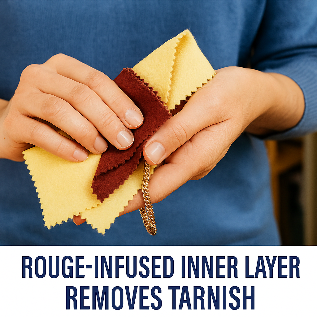 GTE Jewelers Large 12x14 Rouge Polishing Cloth Brass Copper Silver Gold Sunshine Buff