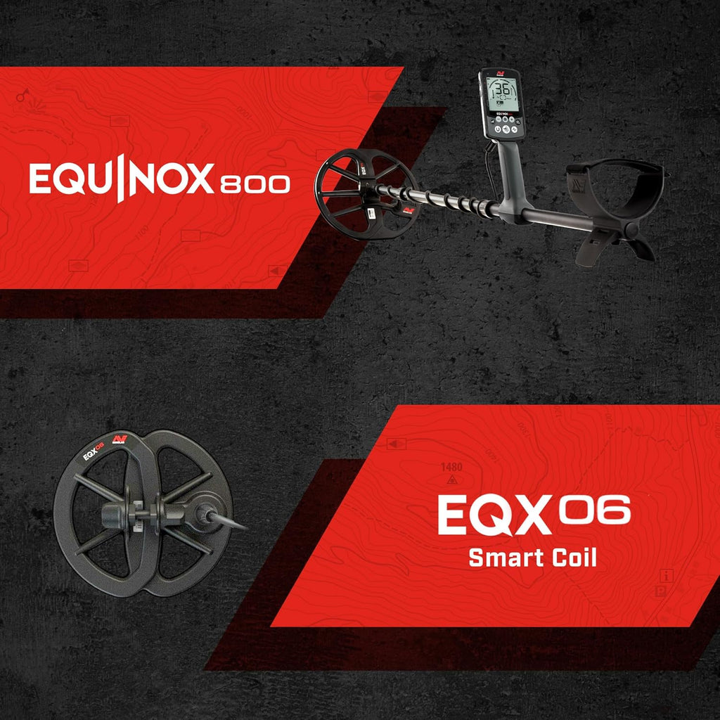 Minelab Equinox 800 with FREE 6 inch Coil