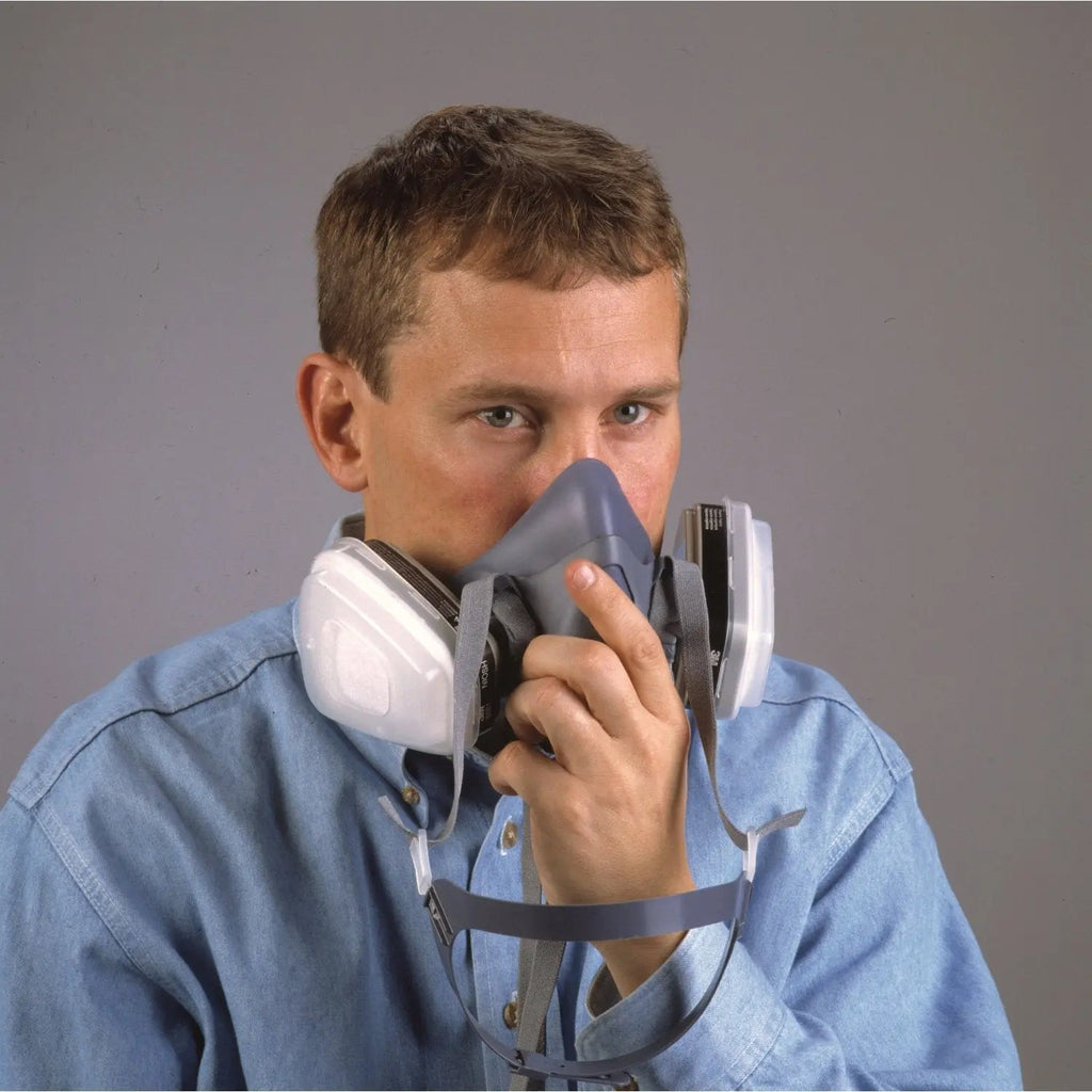 3M 7500 Series Half Face Reusable Respirator – Blue