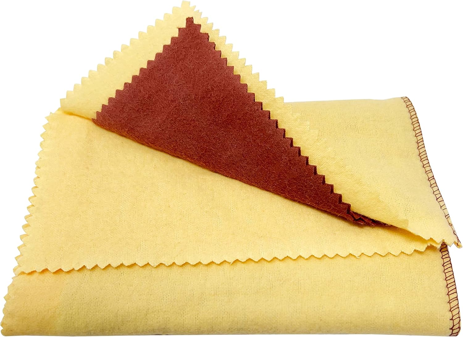 JSP Gold and Silver Rouge Polishing Cloth Copper Brass Nickel Jewelry 12" x 14"