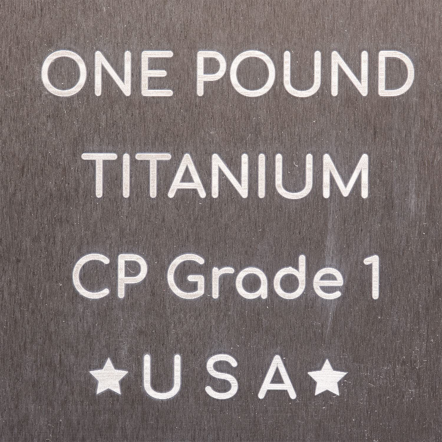 Titanium Bar - 1lb Laser Engraved .999 Pure Bar Chemistry Element Design Unique Rare Metal Gift for Teachers Students Paperweight