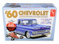 AMT - Skill 2 Model Kit 1960 Chevrolet Custom Fleetside Pickup Truck with Go Kart 1/25 Scale Model