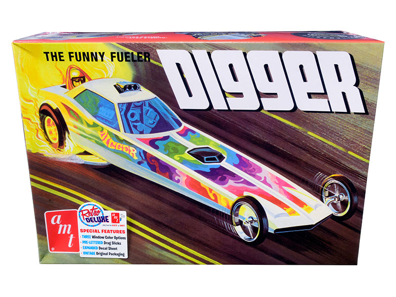 AMT - Skill 2 Model Kit Digger Dragster "The Funny Fueler" 1/25 Scale Model