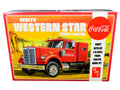 AMT - Skill 3 Model Kit White Western Star Semi Truck Tractor "Coca-Cola" 1/25 Scale Model