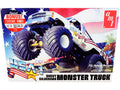 AMT - Skill 2 Model Kit Chevrolet Silverado "USA-1" Monster Truck 1/25 Scale Model by AMT