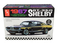 AMT - Skill 2 Model Kit 1967 Ford Mustang Shelby GT350 Black 1/25 Scale Model