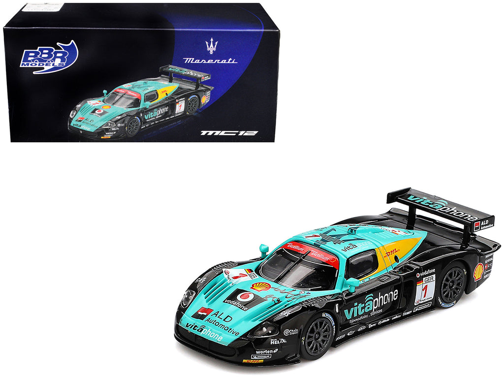 BBR - Maserati MC12 Competizione #1 Michael Bartels - Andrea Bertolini - Eric van de Poele - Stephane Sarrazin "Vitaphone Racing Team" Winner "24 Hours of Spa" (2008) 1/64 Diecast Model Car by BBR