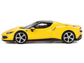 BBR - Ferrari 296 GTB Giallo Modena Yellow with Black Top 1/64 Diecast Model Car by BBR