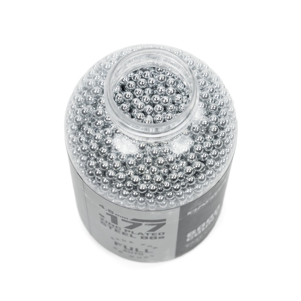 .177 cal/4.5mm Zinc Plated Steel BBs - 6,000 Count