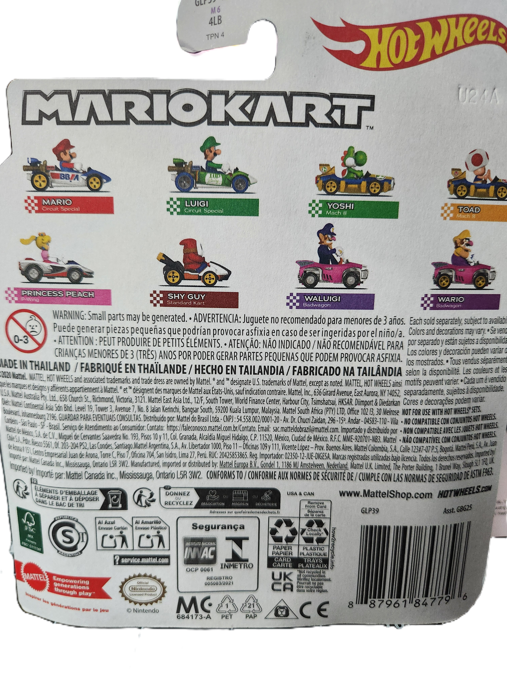 Mattel - Mario Kart Hot Wheels 2025 Mix 6