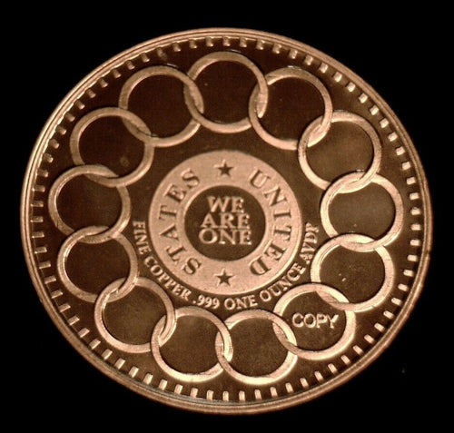 1 oz Copper Round - Fugio Cent